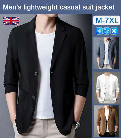🎁Für begrenzte Zeit 30% RABATT⏳Leichte Anzugjacke für Männer