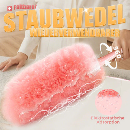 🧹📦Folierbarer und waschbarer Staubwedel für die Oberflächenreinigung