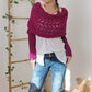 🌸Herbstschlussverkauf🌸Zeitlich begrenzt 30 % RABATT💕Damen Herbst und Winter Twist Hollow Langarm Schal und Schal