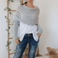 🌸Herbstschlussverkauf🌸Zeitlich begrenzt 30 % RABATT💕Damen Herbst und Winter Twist Hollow Langarm Schal und Schal