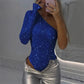⏰Zeitlich begrenzte Aktion 30% Rabatt🔥Damen One-Shoulder-Pailletten-Bodysuit💃