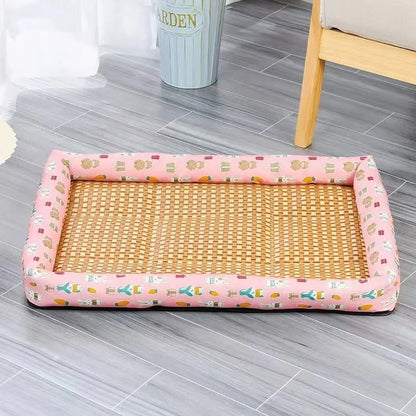 Eis-Rattan-Kühlbett für Katzen/Hunde