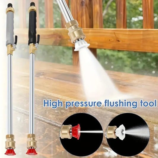 🎁Neu eingetroffen  – 56 % reduziert!💥Hochdruck-Wasserpistole mit 3 austauschbaren Düsen – verschleißfeste Aluminiumlegierung