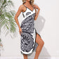Einteiliges rückenfreies Strandkleid für Damen