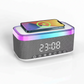 🎵 ALL-IN-ONE BLUETOOTH-LAUTSPRECHER – 15W Qi-Schnellladung • LED-Wecker • Ambientebeleuchtung • Klare Klangqualität