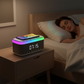 🎵 ALL-IN-ONE BLUETOOTH-LAUTSPRECHER – 15W Qi-Schnellladung • LED-Wecker • Ambientebeleuchtung • Klare Klangqualität