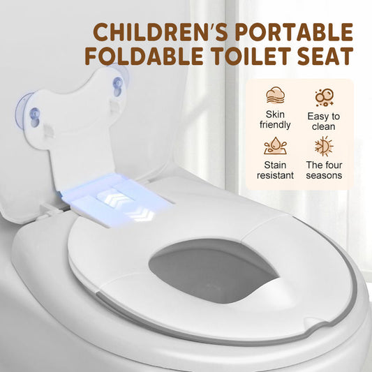 📢📢50 % RABATT! 🚽 Tragbarer Klappbarer Kindertoilettensitz – Selbstständig &amp; Sicher! Universal passend &amp; platzsparend! ✨