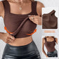 👚 50% RABATT! 🔥 ✨👚 Damen Thermo-Tanktop mit integriertem BH – Warm + Dehnbare Passform + 3 Farben! ✨