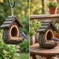 🔥60 % RABATT! 🐦 NEU EINGETROFFEN 2026 – Vogelfutterhaus für draußen mit realistischem Baumstumpf-Design | Gartendekoration und Wildtierschutzgebiet in einem! 🌿✨