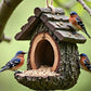 🔥60 % RABATT! 🐦 NEU EINGETROFFEN 2026 – Vogelfutterhaus für draußen mit realistischem Baumstumpf-Design | Gartendekoration und Wildtierschutzgebiet in einem! 🌿✨