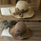 🎀 50 % RABATT 👒 | Strohhut mit Retro-Schleife – Faltbar & atmungsaktiv für den Sommer