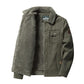 Herren-Fleece-verdickte, lässige Thermojacke