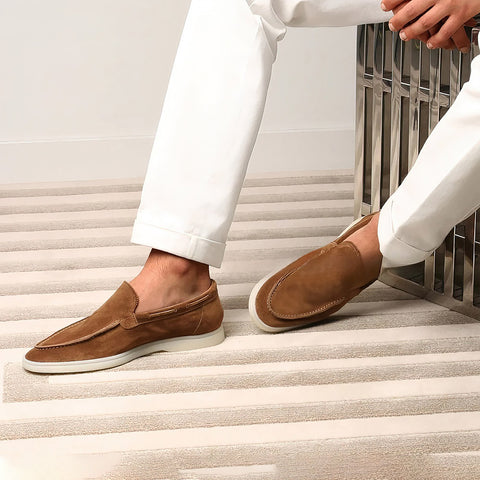 Super stylische und bequeme Leder-Loafer für Herren