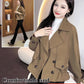 Kurzer modischer Trenchcoat im koreanischen Stil