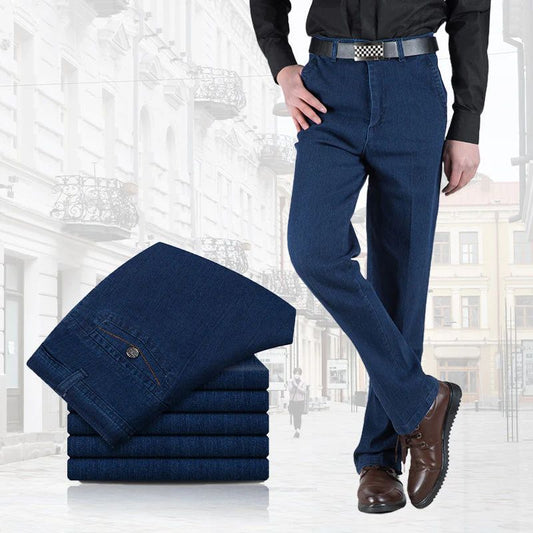 Jeans gerade Passform a vita alta da uomo