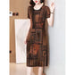 Modisches Plisseekleid