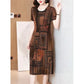 Modisches Plisseekleid