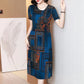 Modisches Plisseekleid