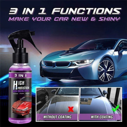 🔥3-IN-1 Schnelles Autolackspray mit hohem Schutz