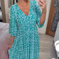 V-Ausschnitt Wild Seaside Vacation Strandkleid