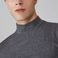 T-Shirt mit Stehkragen für Männer