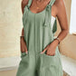 Stilvolle Damen lässig U Hals Sommerurlaub kurze Jumpsuits