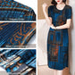 Modisches Plisseekleid