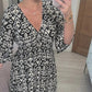 V-Ausschnitt Wild Seaside Vacation Strandkleid