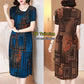 Modisches Plisseekleid