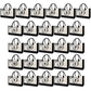DIY Brief Canvas Tasche Frauen Hit Farbe Einfache Schulter Shopping Tote Handtasche
