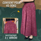 Ice Seidenhose mit hoher Taille und weitem Bein