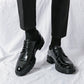 Top Good Crocodile Print Men's Fashion Casual Business Leather Shoes (Nur noch auf Lager, Ausverkauf!) 🔥 Bis zu 46% Rabatt!