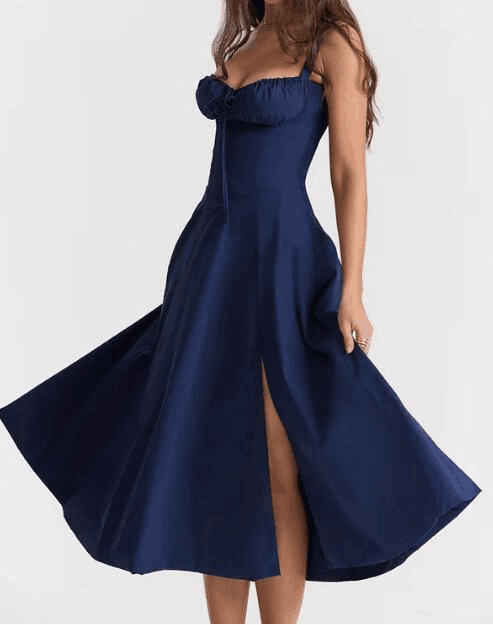 BEDRUCKTES BUSTIER-SOMMERKLEID