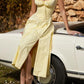 BEDRUCKTES BUSTIER-SOMMERKLEID