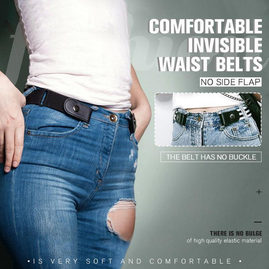 Ceinture élastique invisible sans boucle