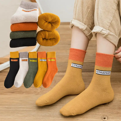 🔥Weihnachts-Sonderverkauf - 49% Rabatt🔥 Mode Unisex dicke Fleece Socken