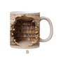 [kreatives Geschenk] 3D Bücherregal Tasse